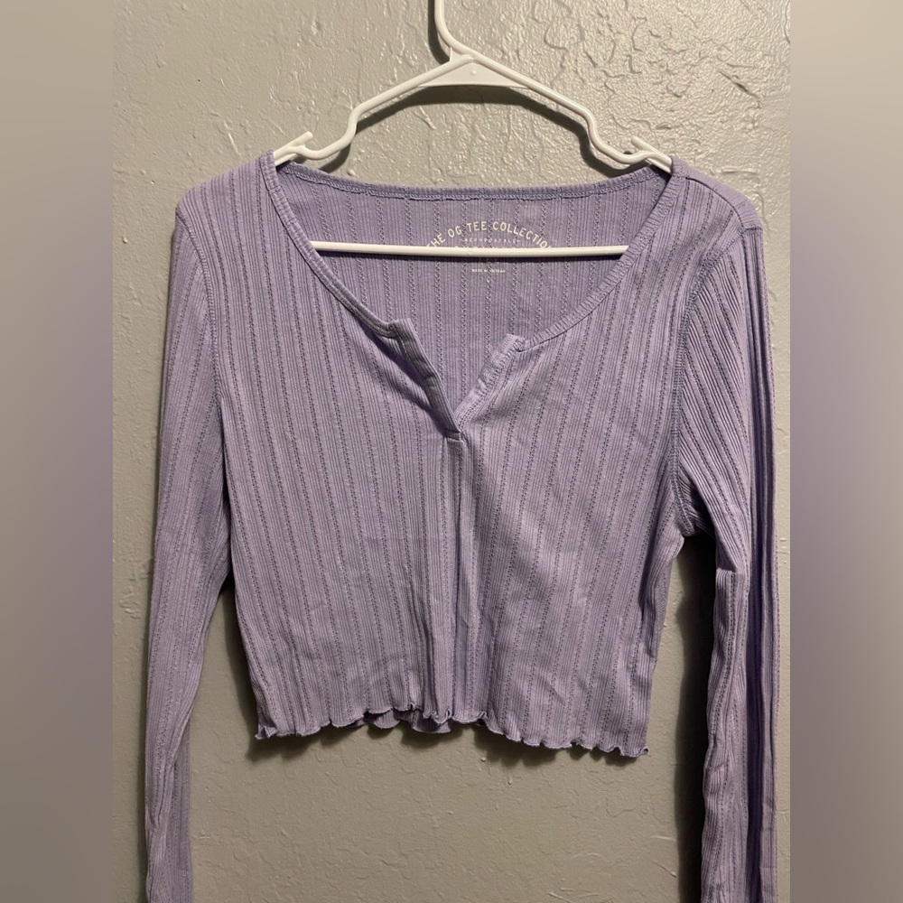 Aeropostale cropped long sleeve